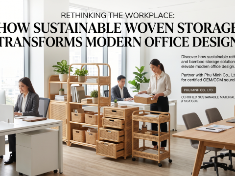 Rethinking the Workplace: How Sustainable Woven Storage Transforms Modern Office Design